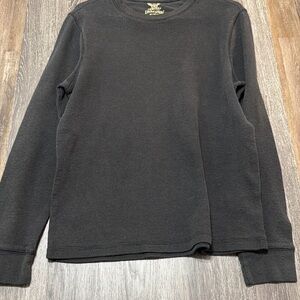Black Long Sleeve Thermal Shirt